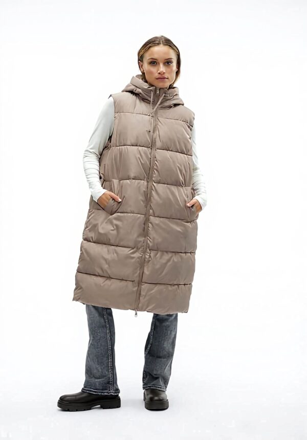 Gilet donna VERO MODA trapuntato cappuccio poliestere