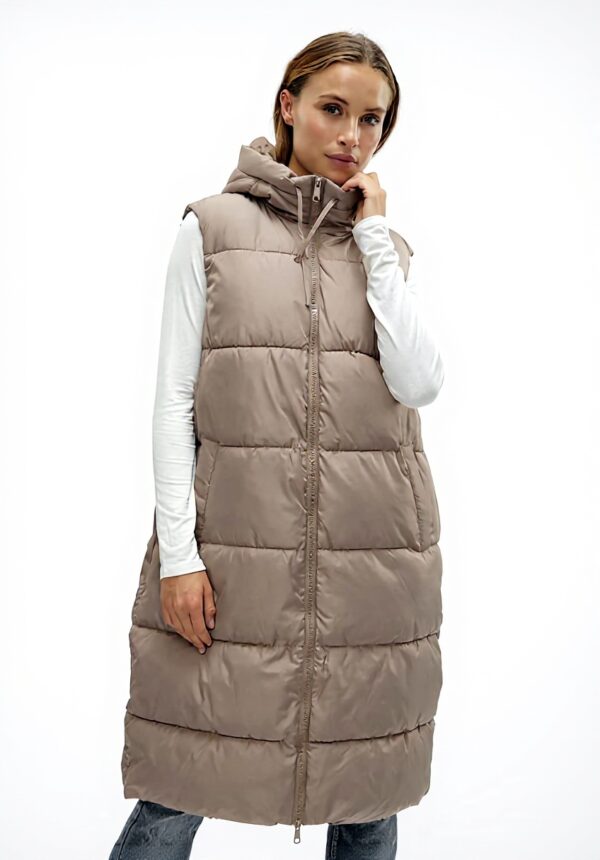 Gilet donna VERO MODA trapuntato cappuccio poliestere