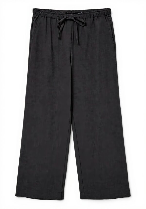 VERO MODA Pantaloni Donna Wide Fit String Grigio Scuro