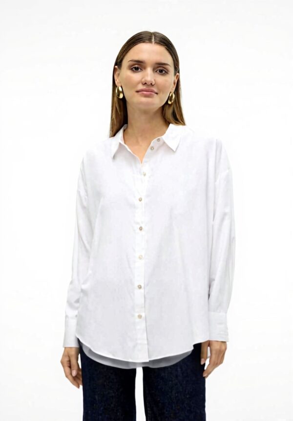 Maglietta Oversize Vero Moda Donna Bianco Sostenibile