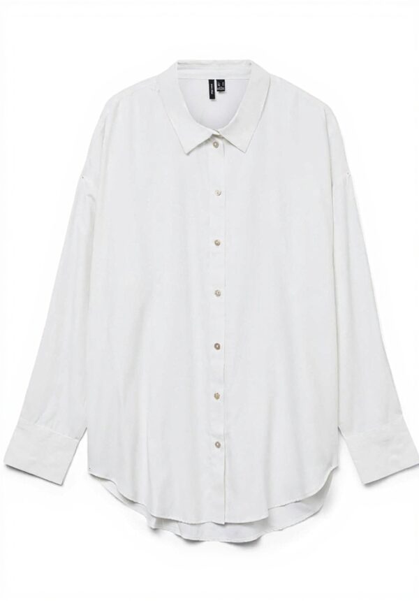 Maglietta Oversize Vero Moda Donna Bianco Sostenibile