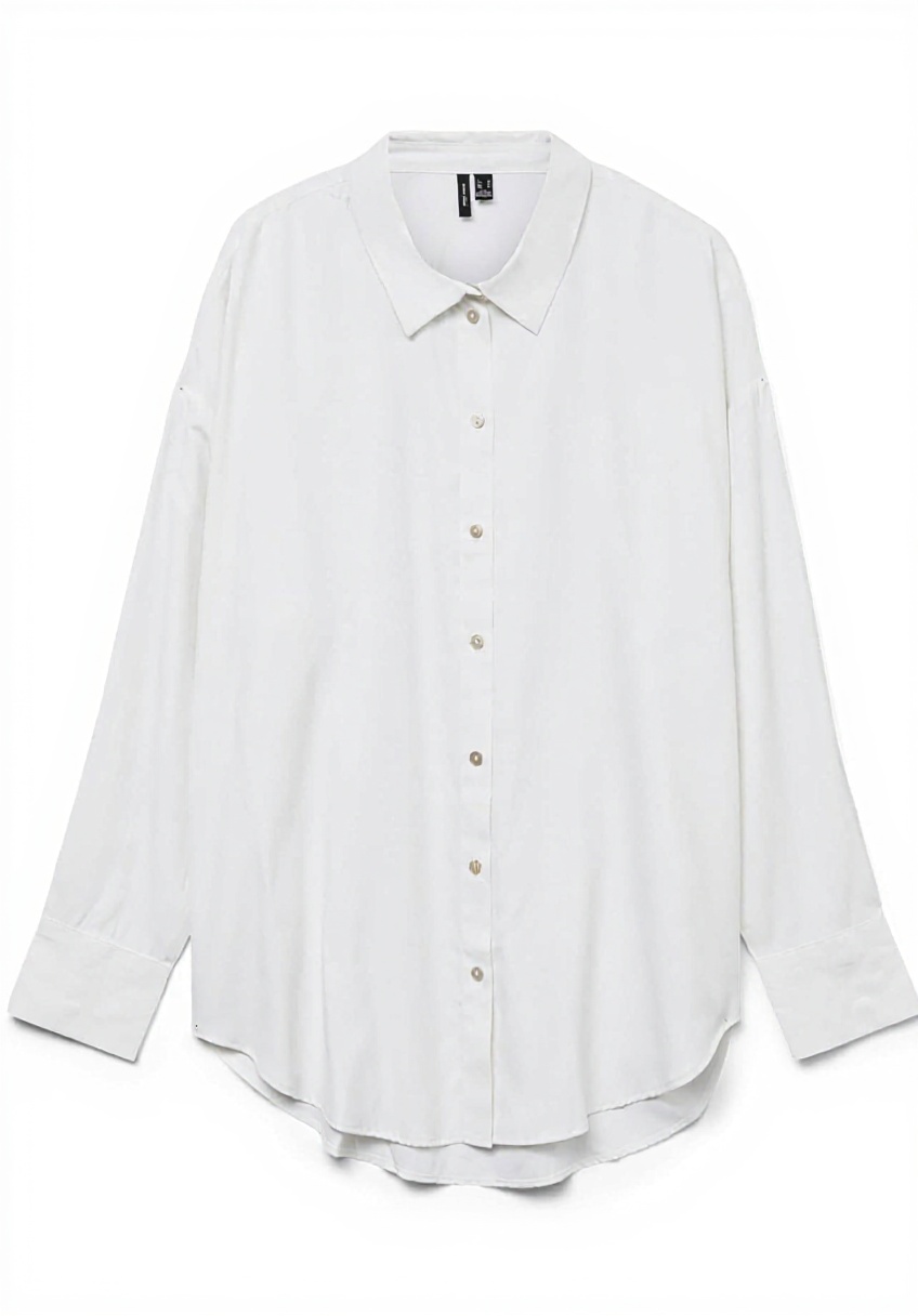 Pavo Monitor Arm installed on a wooden desk with monitor adjusted to eye level