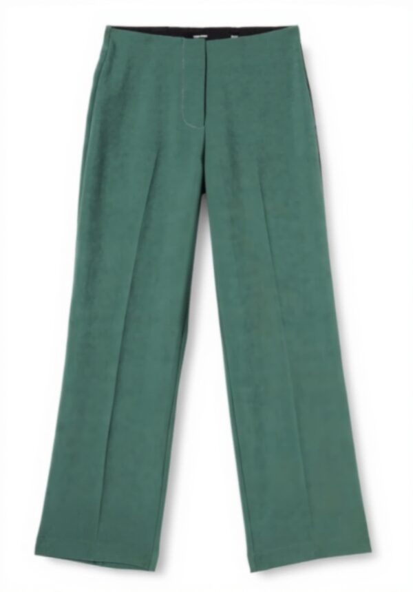 Pantaloni Dritti VERO MODA Donna Gessato Grigio Noos