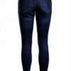 Jeans Donna Sostenibili Elastico Skinny Fit Blu Jeans Scuro-5