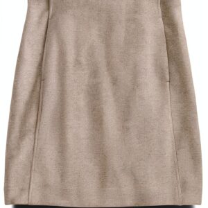 Bestseller gonna donna elastica tasche laterali comoda-0