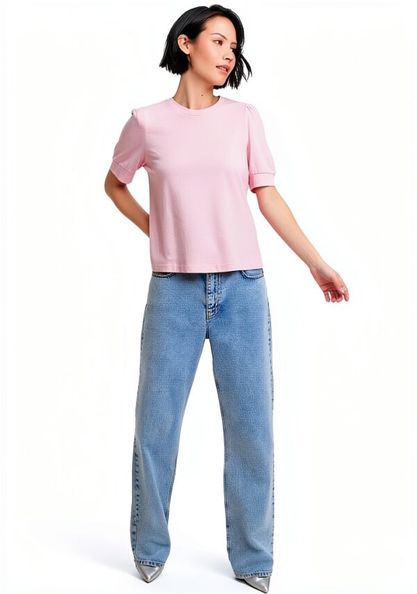 Bestseller Maglietta Donna Cotone Biologico Scollo Rotondo-4