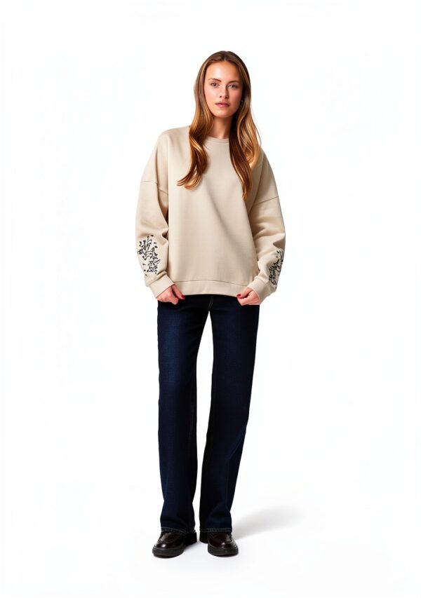 Felpa Vero Moda Donna Betulla M Comoda Casual-3