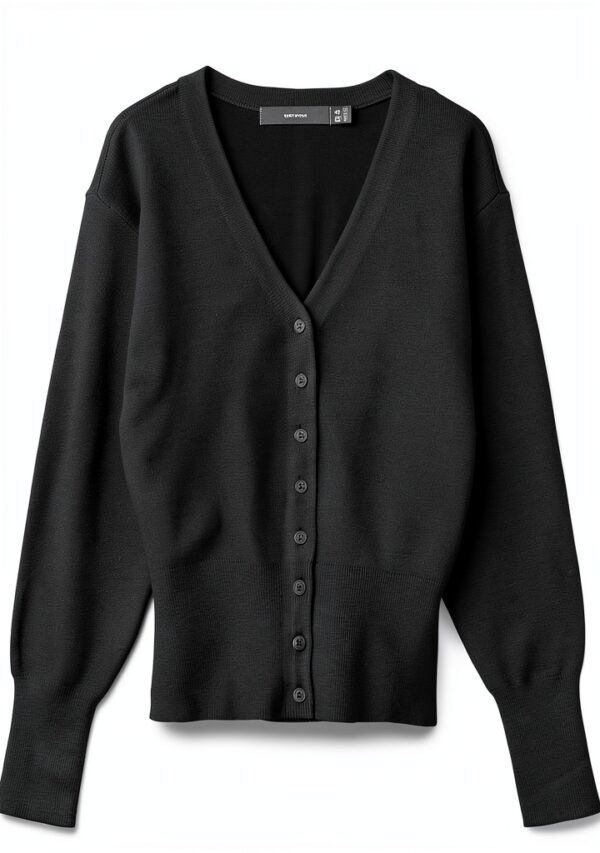 Vero Moda Cardigan Donna Scollo V Nero Betulla Mermaid-0