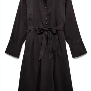 Vero Moda Abito Lungo Donna Girocollo Maniche Lunghe-0