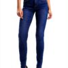 Jeans Donna Sostenibili Elastico Skinny Fit Blu Jeans Scuro-1