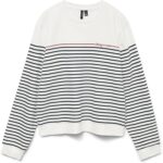 Vero Moda Felpa Donna Taglio Largo Stampa Ballerino Di-0