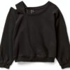 Felpa Vero Moda Donna Nero L Poliestere Cotone Sciolto-5