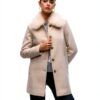Vero Moda cappotto donna colletto a risvolto farina d'avena-1