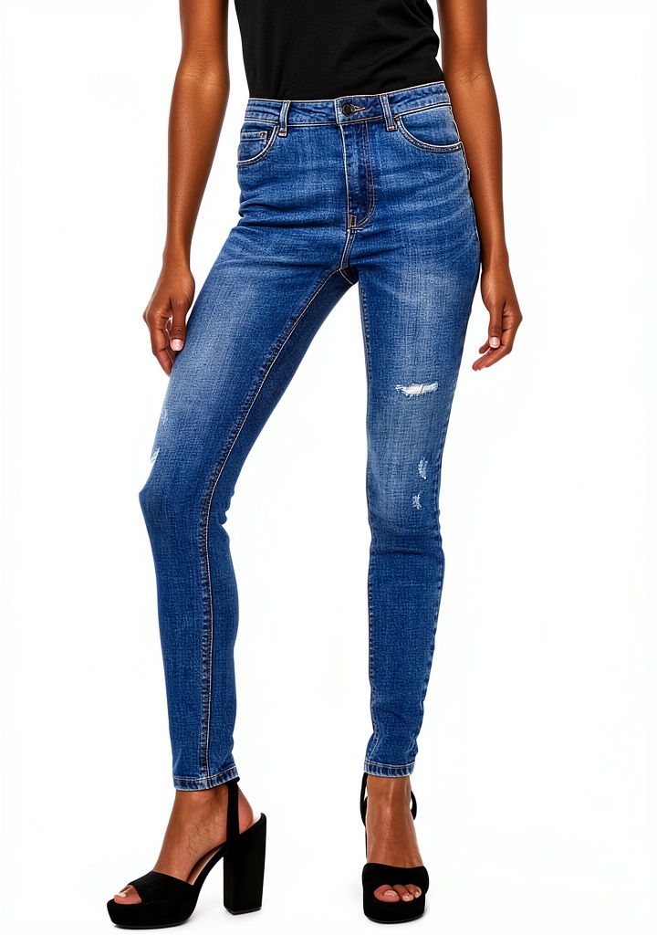 Jeans VERO MODA Donna Elasticizzati indossati in un contesto urbano