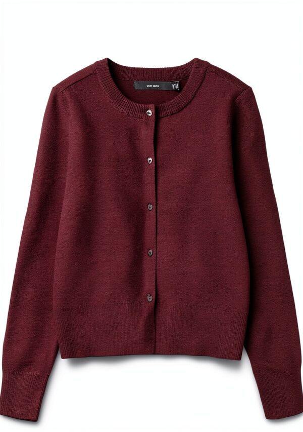 VERO MODA Cardigan Donna Girocollo Maniche Lunghe Nero