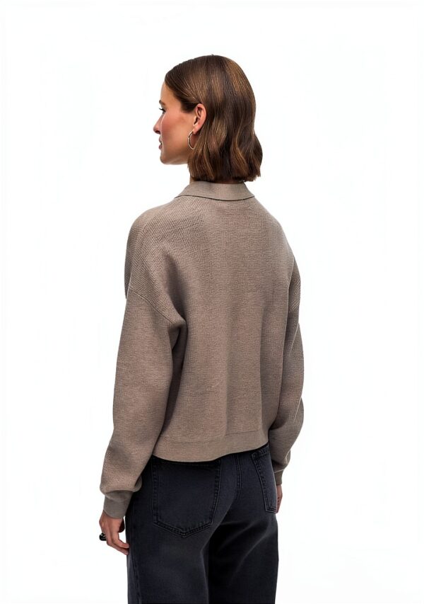 Maglione polo Bestseller donna comodo elegante maniche-2