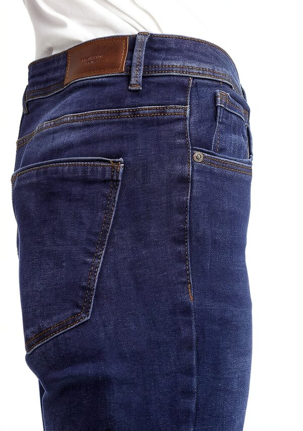 Jeans Donna Sostenibili Elastico Skinny Fit Blu Jeans Scuro-4