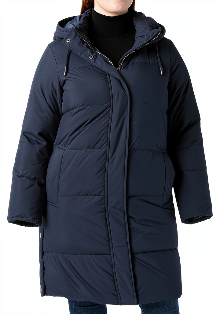 VERO MODA piumino nero indossato in ambiente urbano