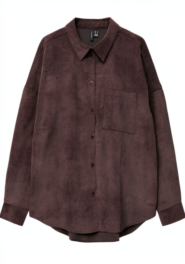 VERO MODA Camicia Donna Vmsanne Corduroy Maniche Lunghe