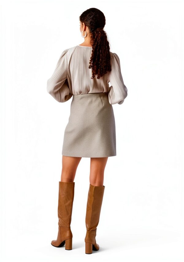 Bestseller gonna donna elastica tasche laterali comoda-2