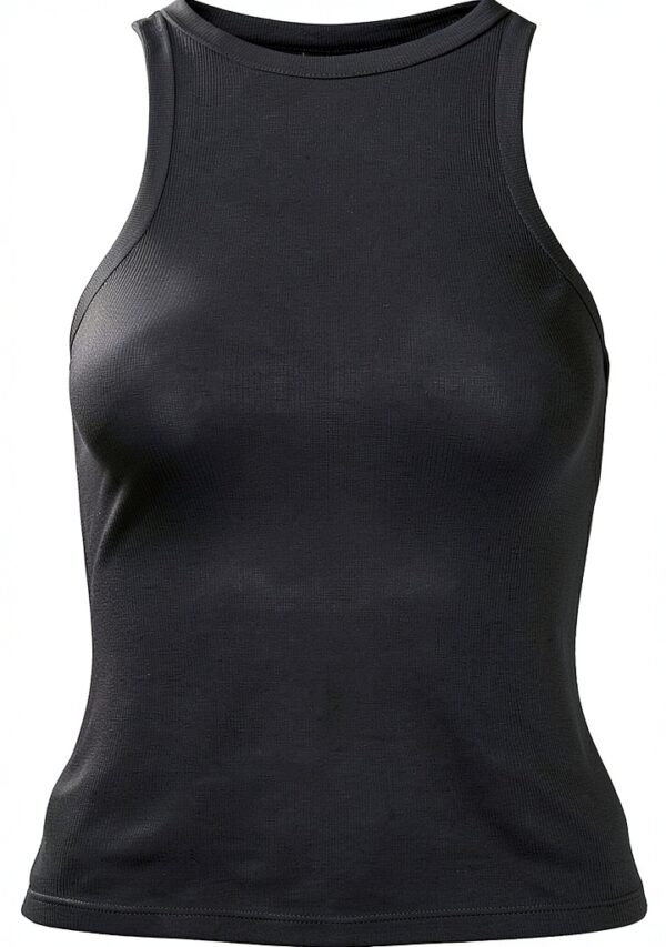 VERO MODA Top Donna Rib S L Bianco Comodo Casual