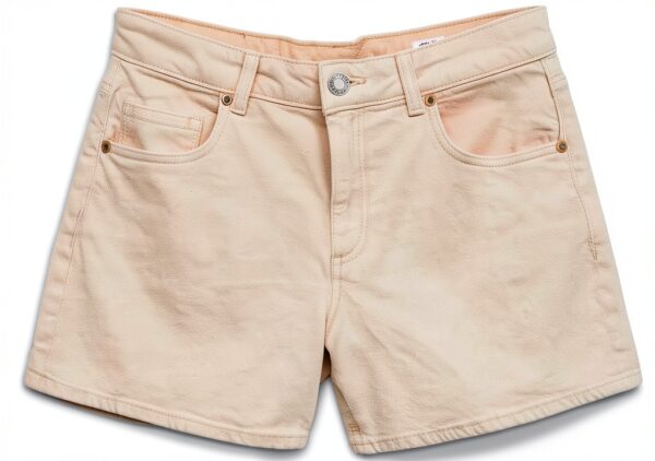 VERO MODA Jeansshorts Donna Orlo a Frange Zip Denim