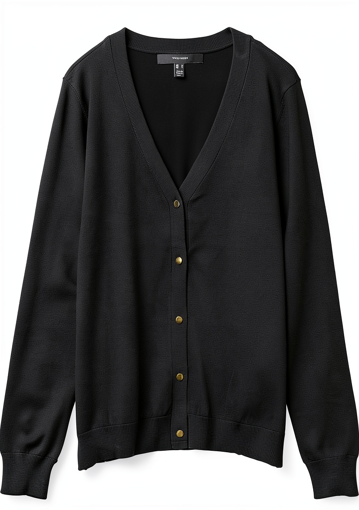 Cardigan VERO MODA VMSILJE indossato in un ambiente domestico invernale