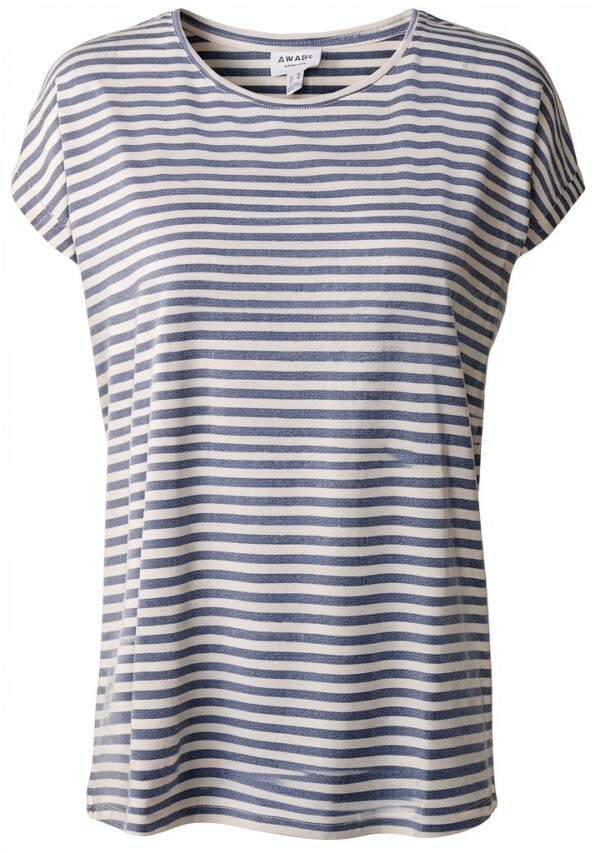 Vero Moda T-shirt Donna Strisce Scollo Rotondo Taglio