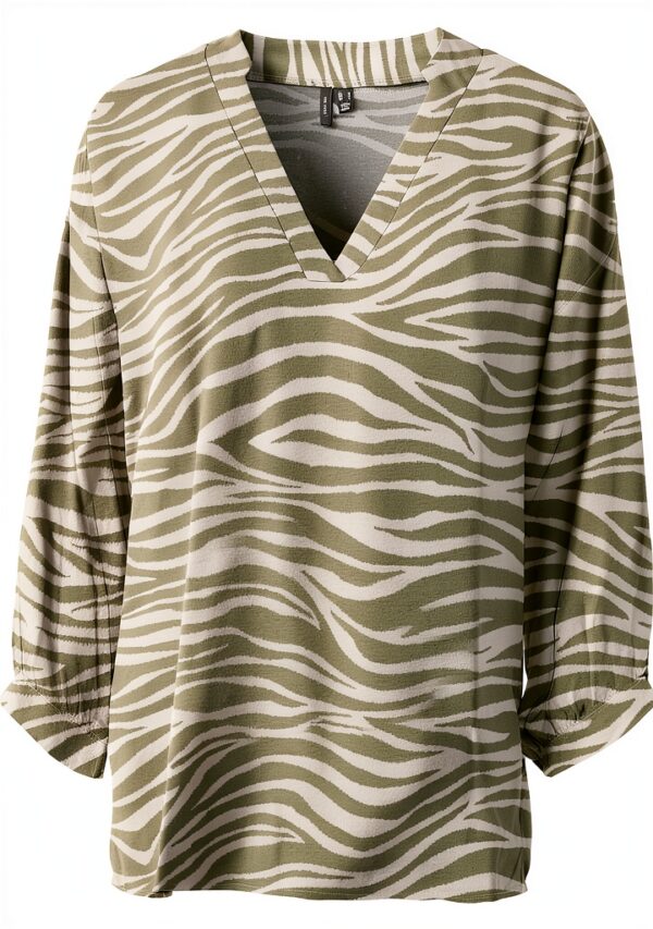 Top Donna VERO MODA stampa tessuto comodo vestibilità