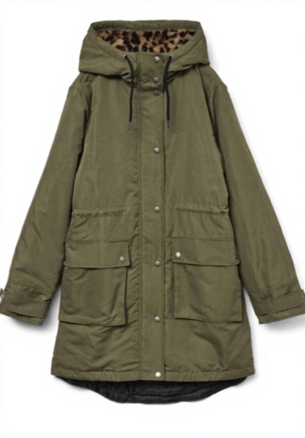 VERO MODA Cappotto Donna Ga Boo Nero Foglia di vite