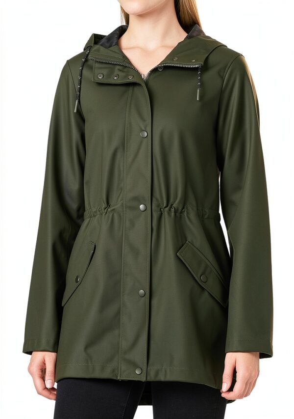 VERO MODA Impermeabile Donna Giacche pioggia tasche frontali