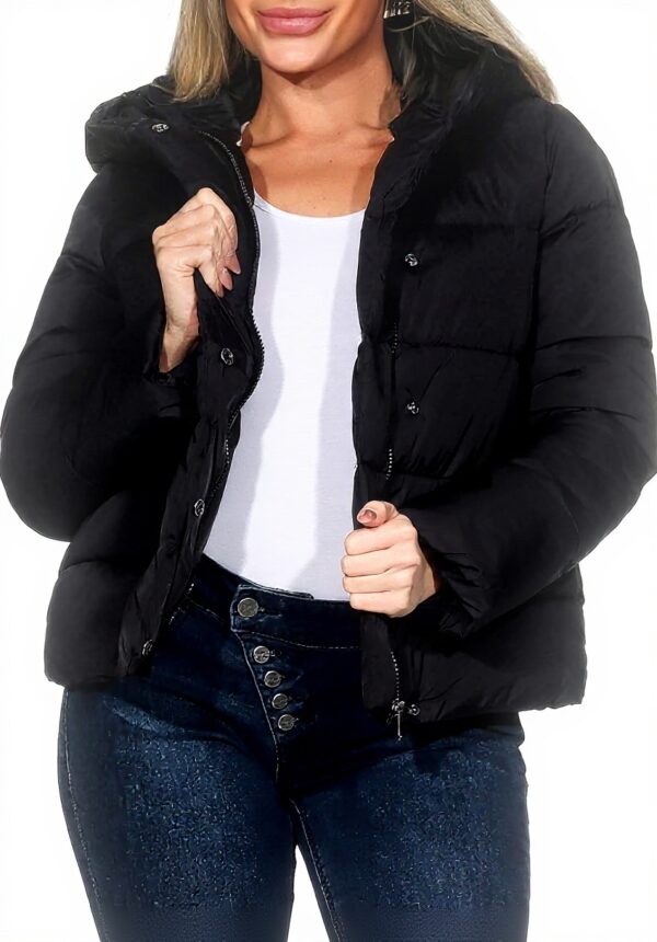 VERO MODA Giacca Corta Donna Nero Stormy Weather Design