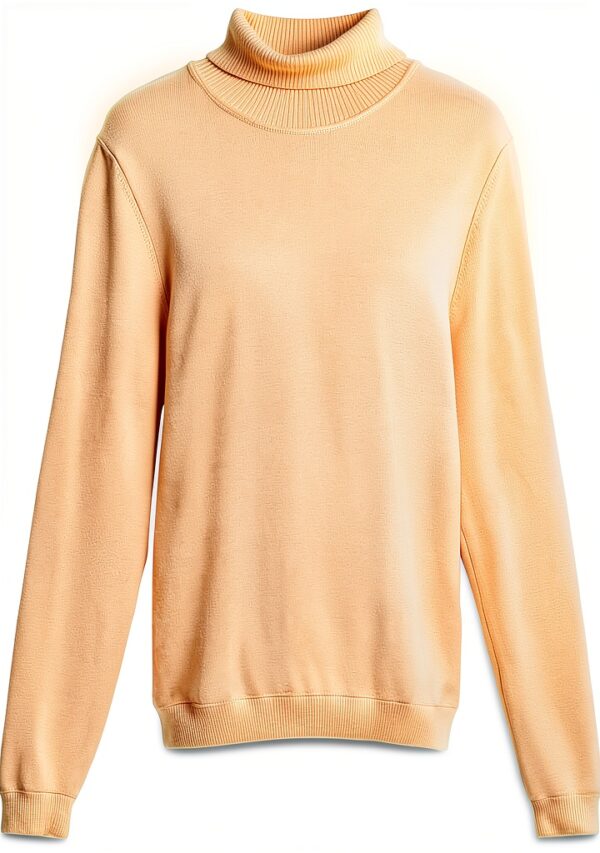 VERO MODA Maglione Donna Dolcevita Nero Betulla Regular Fit