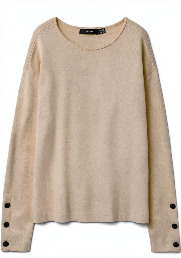 Vero Moda Maglione Donna Scollo a Barca Maniche Lunghe