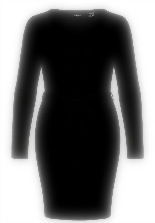 Vero Moda Abito Premaman V-Neck Cintura Nero Donna