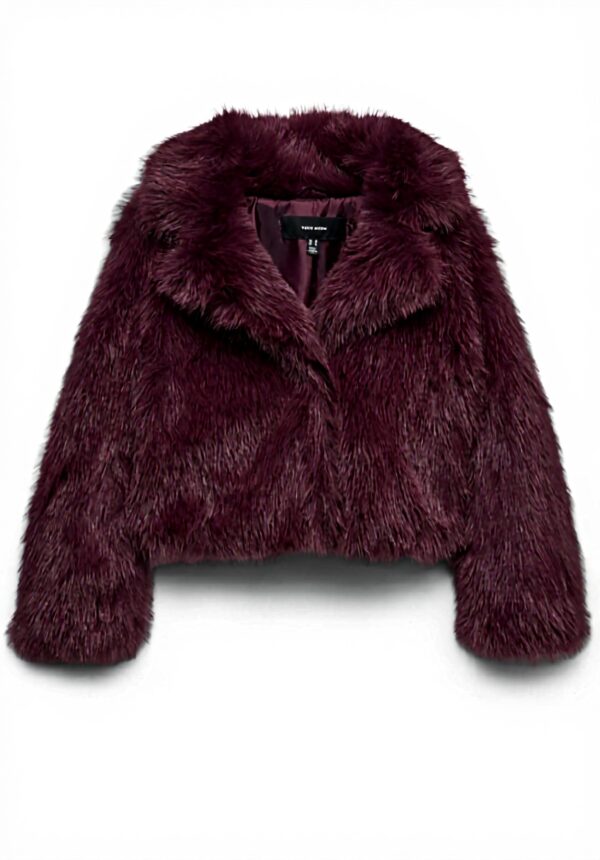 VERO MODA giacca corta donna scollo a V colore Winetasting