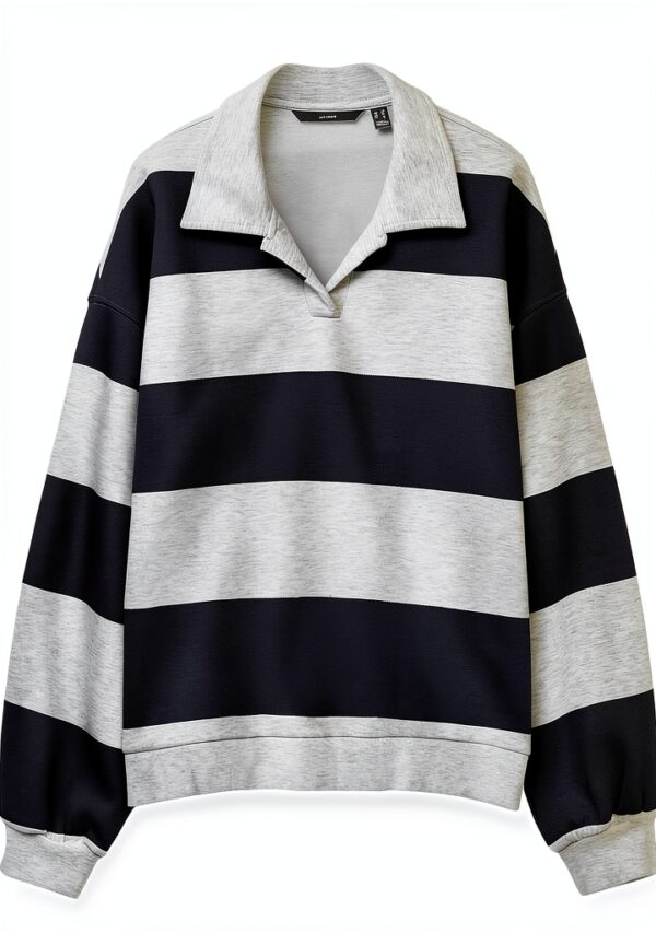 Vero Moda Felpa Donna Polo Lunghe Maniche Taglio Largo