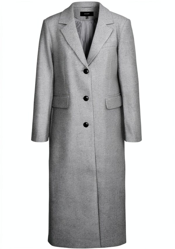Cappotto VERO MODA Donna lungo grigio Melange taglie XS XL