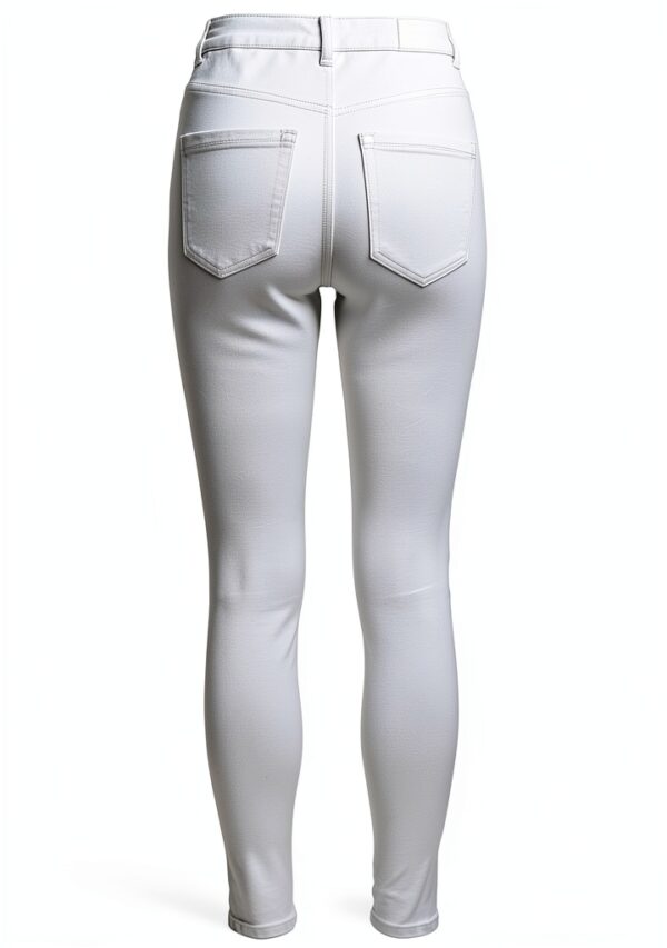 Bestseller Jeans Donna Skinny Vita Alta Bright White-3