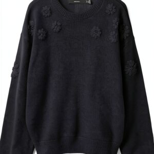 Vero Moda Maglione Donna Girocollo Maniche Lunghe Brunnera-0