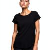 VERO MODA Maglietta Nero Materiali Sostenibili Donna-1