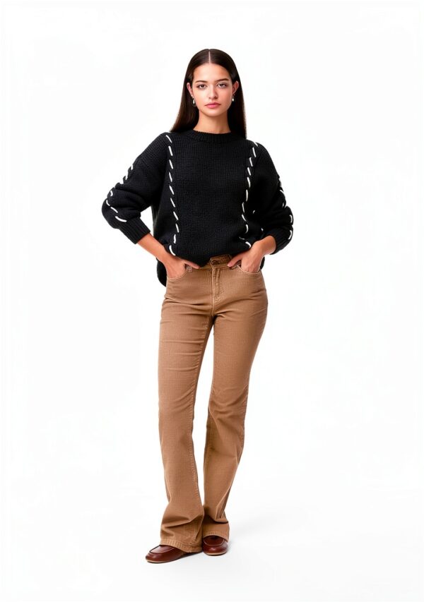 Vero Moda Maglione Donna Taglio Largo Girocollo Maniche-1