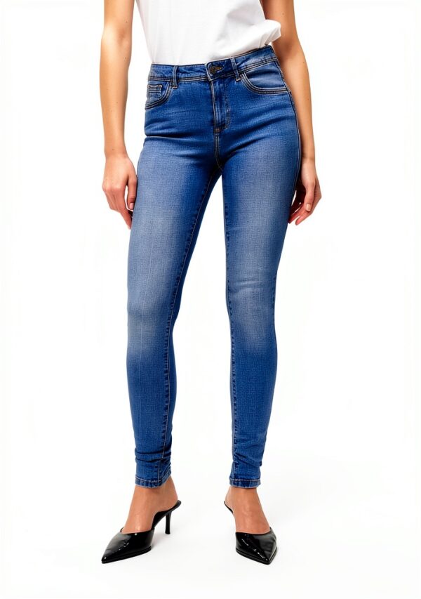 Vero Moda NOS Skinny Jeans Donna Blu-1