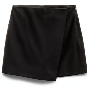 Gonna donna Bestseller vita alta zip nascosta-0