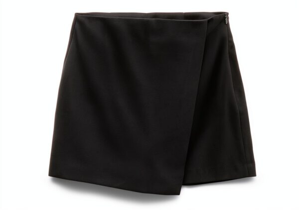 Gonna donna Bestseller vita alta zip nascosta-0