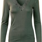 Maglietta VERO MODA Nero Donna Traspirante-0