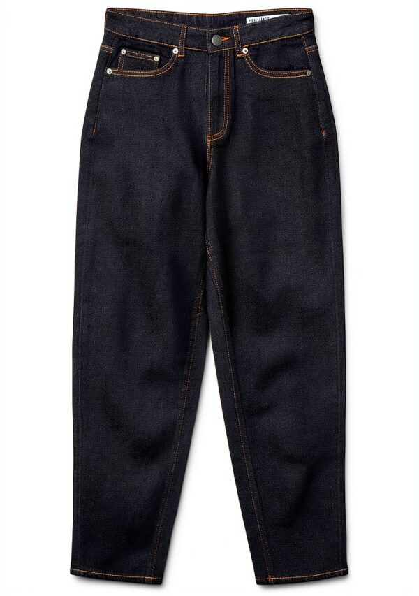 Jeans donna Vero Moda Blu Jeans Scuro vita alta con bottone e cerniera-0