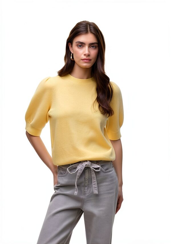 Maglione donna VERO MODA in lana sostenibile caldo e confortevole-1