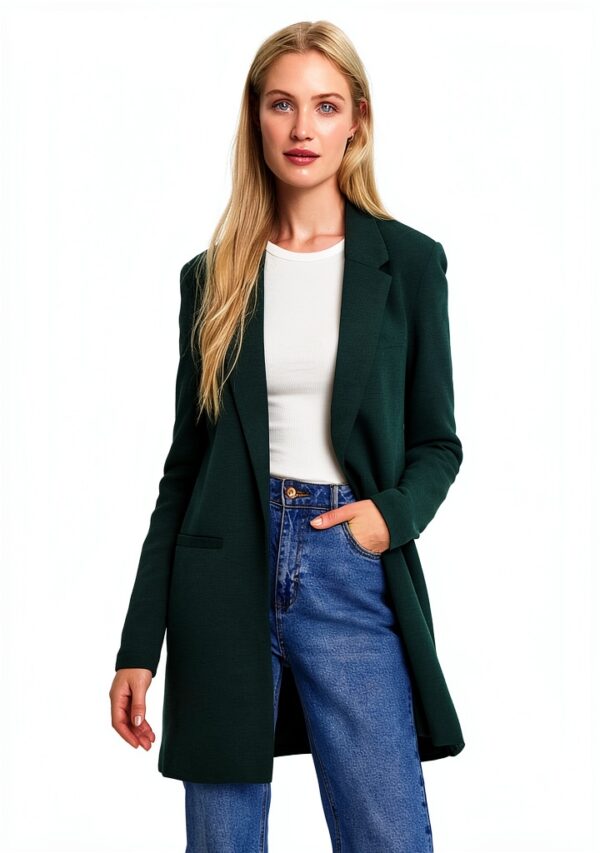 Blazer donna VERO MODA nero elegante taglio sartoriale-1
