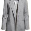 Blazer donna VERO MODA melange grigio chiaro taglio sartoriale-0